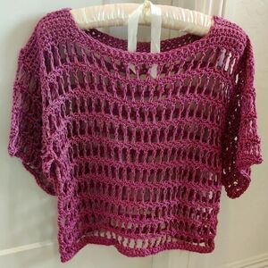 New Crocheted Mesh Top